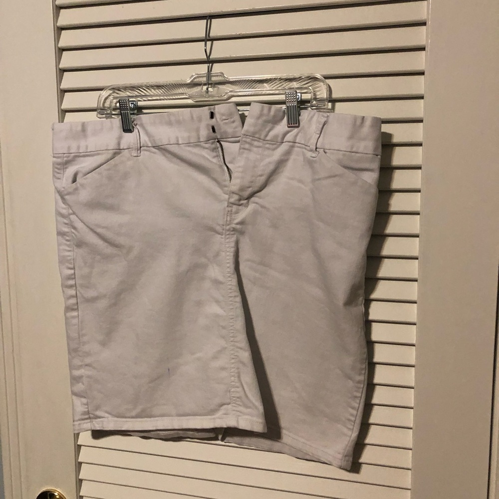 Old Navy White Denim Skirt